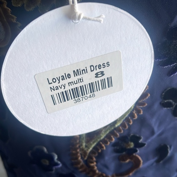 Navy blue floral - Picture 4 of 4